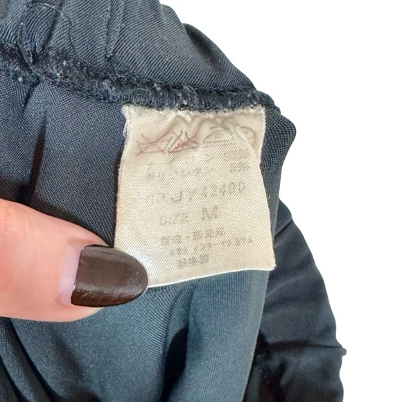Issey Miyake Vintage 90s Nylon Pull On Pants in Black - Picture 5 of 6